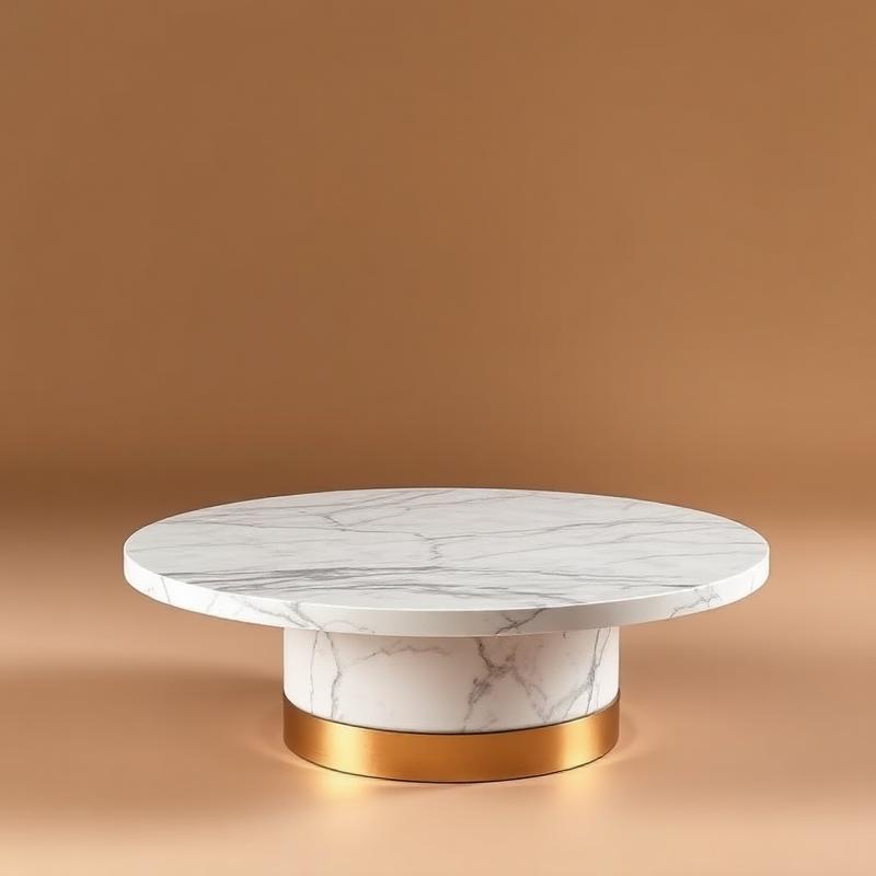Marble coffee table